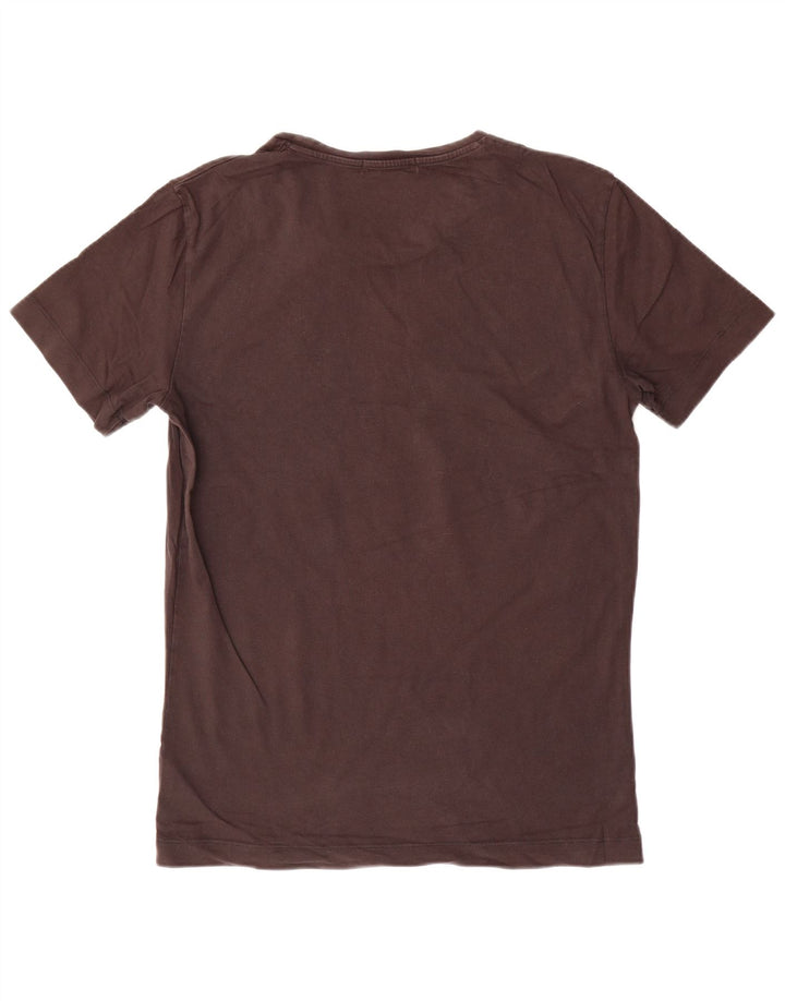 CALVIN KLEIN JEANS Mens Graphic T-Shirt Top Medium Grey Cotton