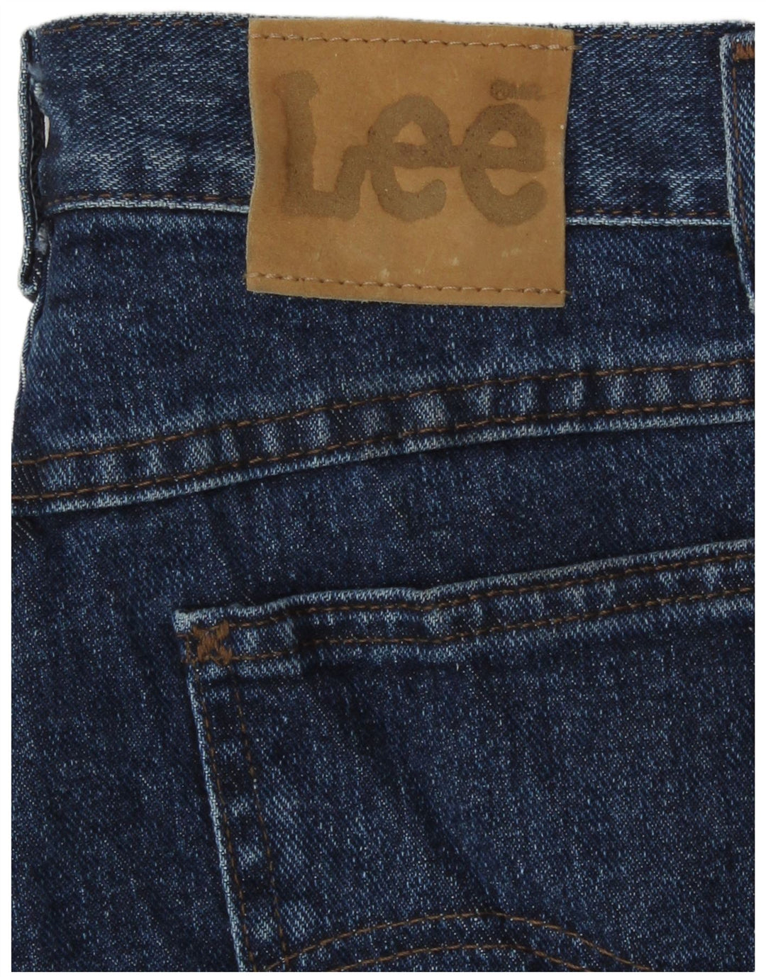 Lee Womens High Waist Denim Shorts W28 Medium Blue