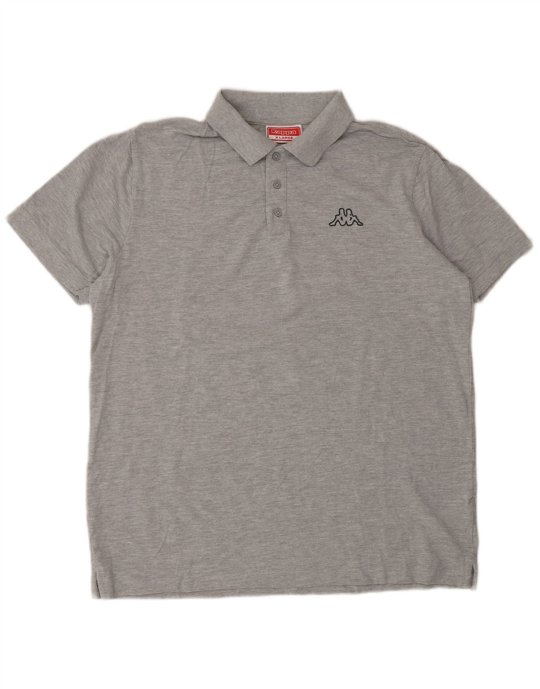 Kappa Mens Polo Shirt XL Grey Cotton