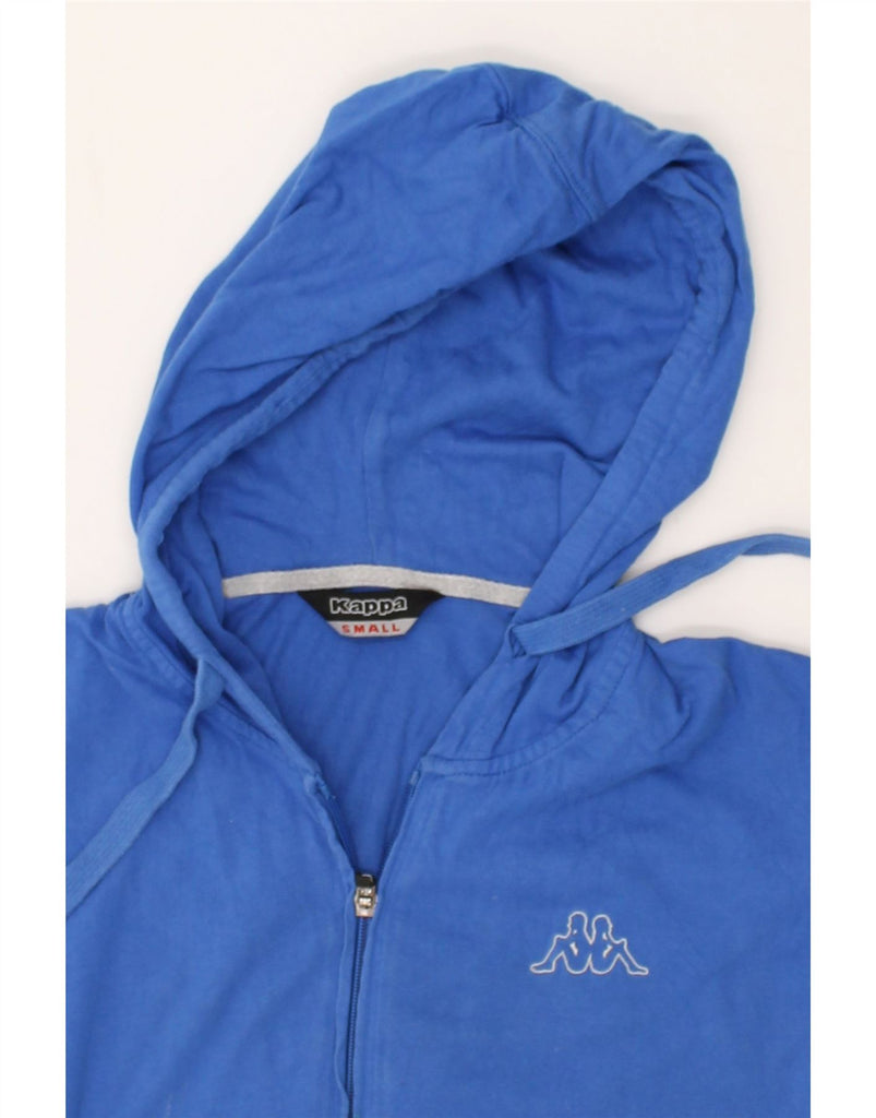 KAPPA Mens Sleeveless Zip Hoodie Sweater Small Blue Cotton | Vintage Kappa | Thrift | Second-Hand Kappa | Used Clothing | Messina Hembry 