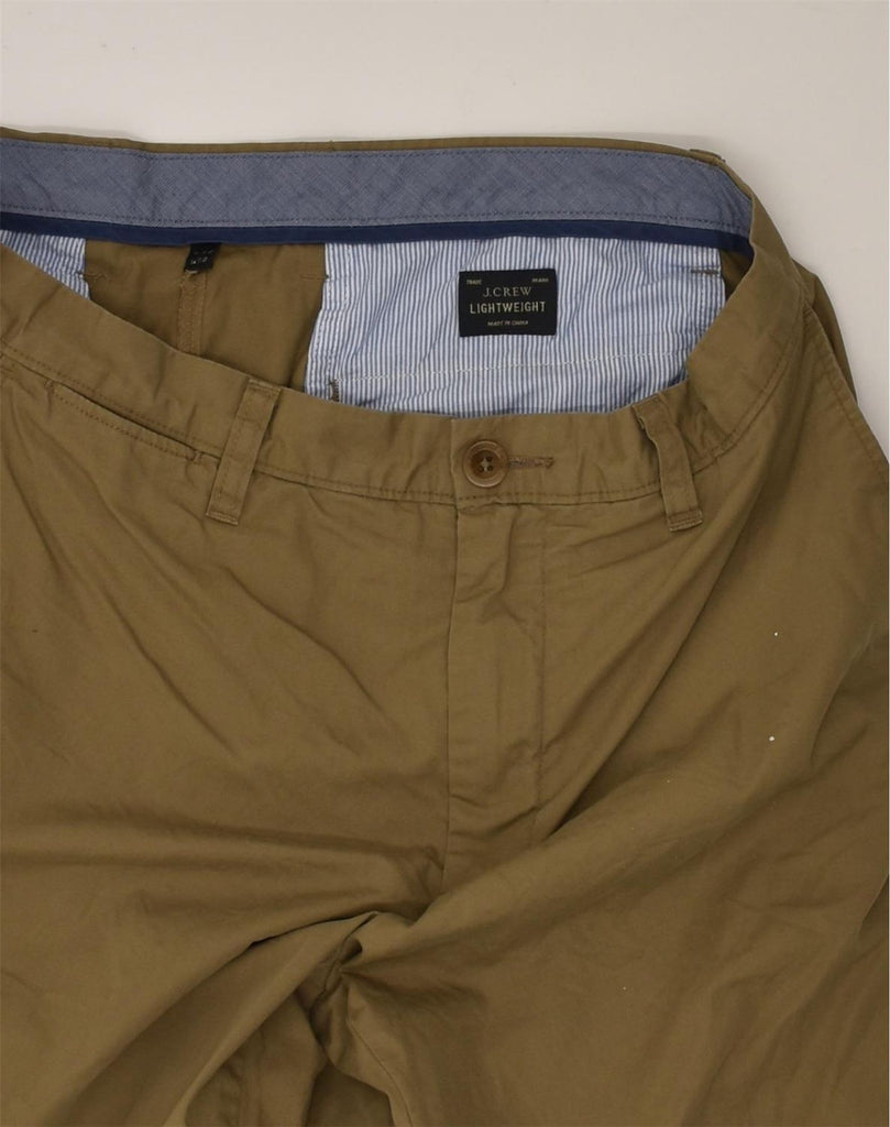 J. CREW Mens Straight Regular Chino Trousers W32 L32 Khaki Cotton | Vintage J. Crew | Thrift | Second-Hand J. Crew | Used Clothing | Messina Hembry 