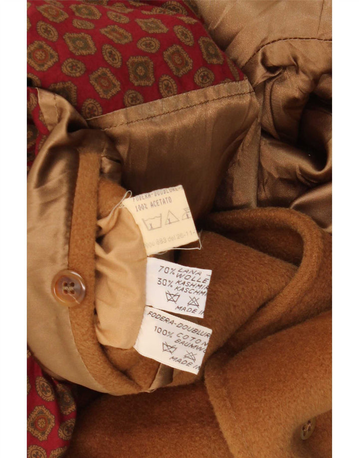 Herno Mens Overcoat IT 52 XL Beige Wool