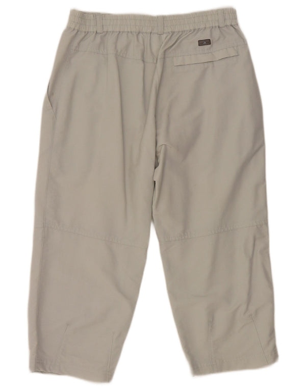 Adidas Womens Capri Trousers W28 L20 Grey Polyamide