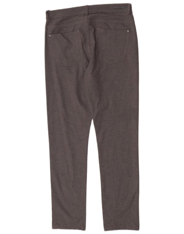 Zara Mens Slim Casual Trousers EU 38 Small W30 L29 Grey Polyester