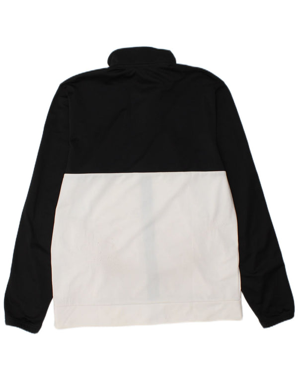 Adidas Mens Tracksuit Top Jacket UK 40/42 Medium Black Colourblock