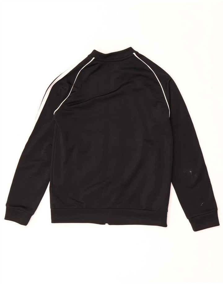Adidas Girls Tracksuit Top Jacket 10-11 Years Black