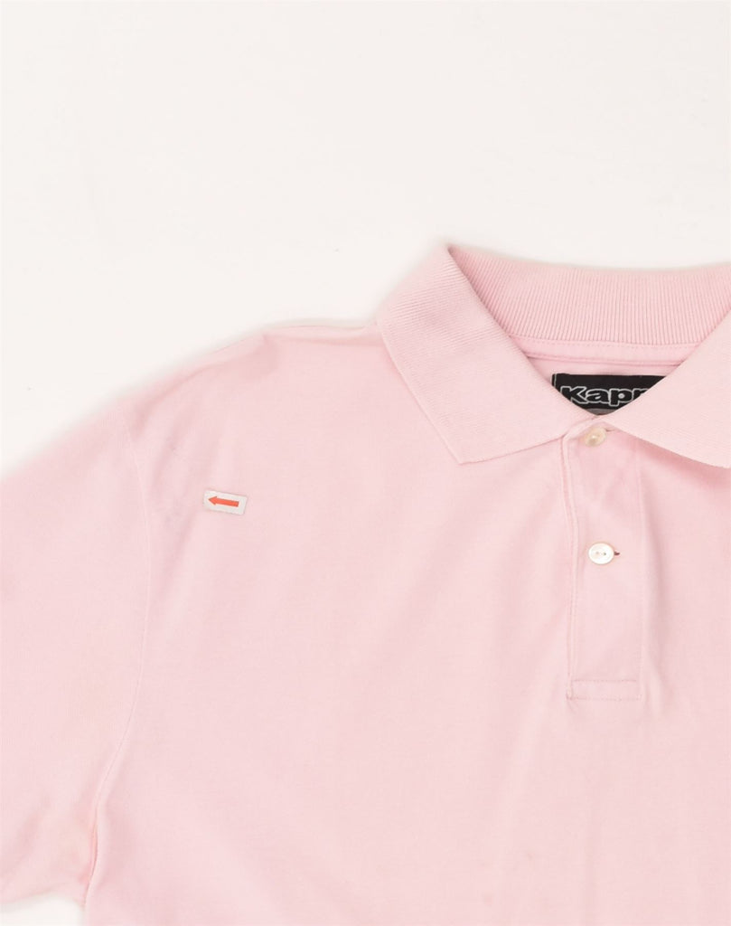 KAPPA Mens Polo Shirt Large Pink Cotton | Vintage Kappa | Thrift | Second-Hand Kappa | Used Clothing | Messina Hembry 