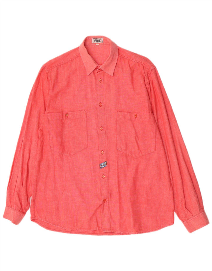 Missoni Sport Mens Shirt Medium Pink Cotton