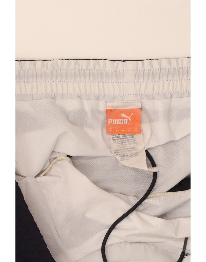 PUMA Mens Sport Shorts Medium  Navy Blue Polyester