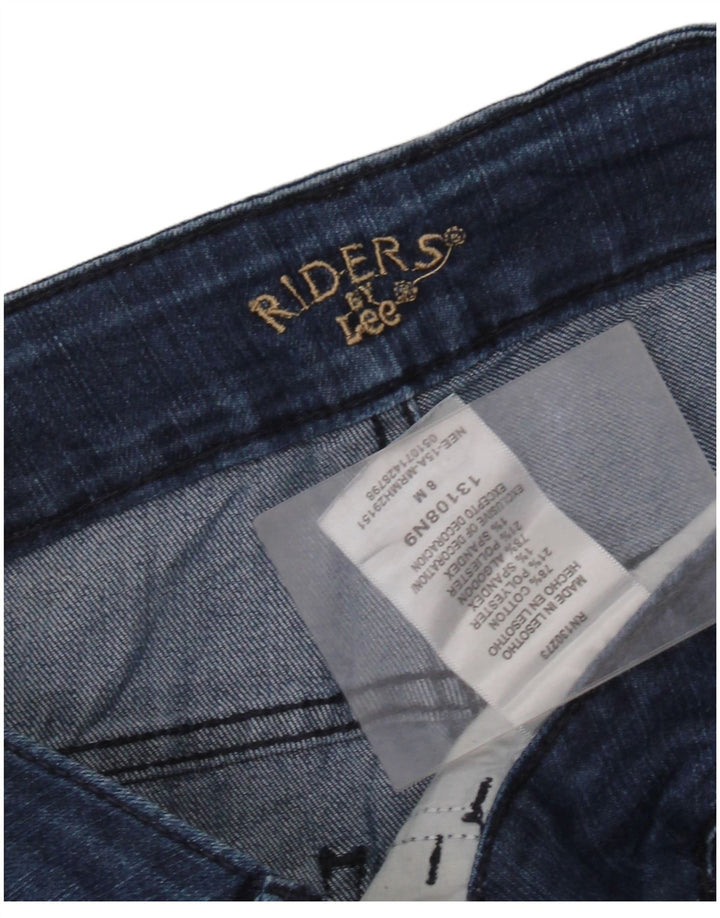 LEE Womens Riders Capri Jeans US 8 Medium W32 L19 Blue Cotton