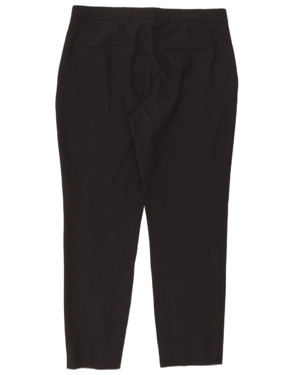 Zara Womens Slim Suit Trousers EU 38 Small W28 L26 Black