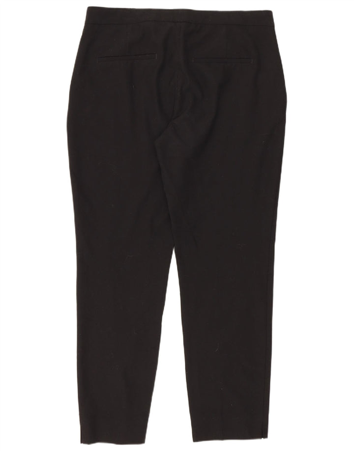 Zara Womens Slim Suit Trousers EU 38 Small W28 L26 Black