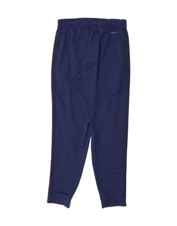 NIKE Mens Dri Fit Tracksuit Trousers Joggers Small  Navy Blue Polyester Vintage Nike and Second-Hand Nike from Messina Hembry 