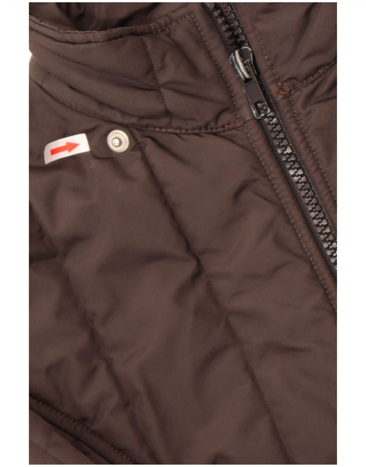 Refrigiwear Womens Cruz Windbreaker Coat UK 14 Medium Brown Nylon