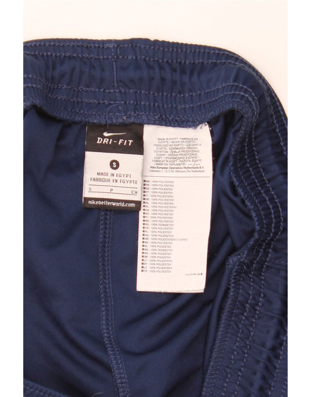 Nike Mens Dri Fit Sport Shorts Small  Navy Blue Polyester