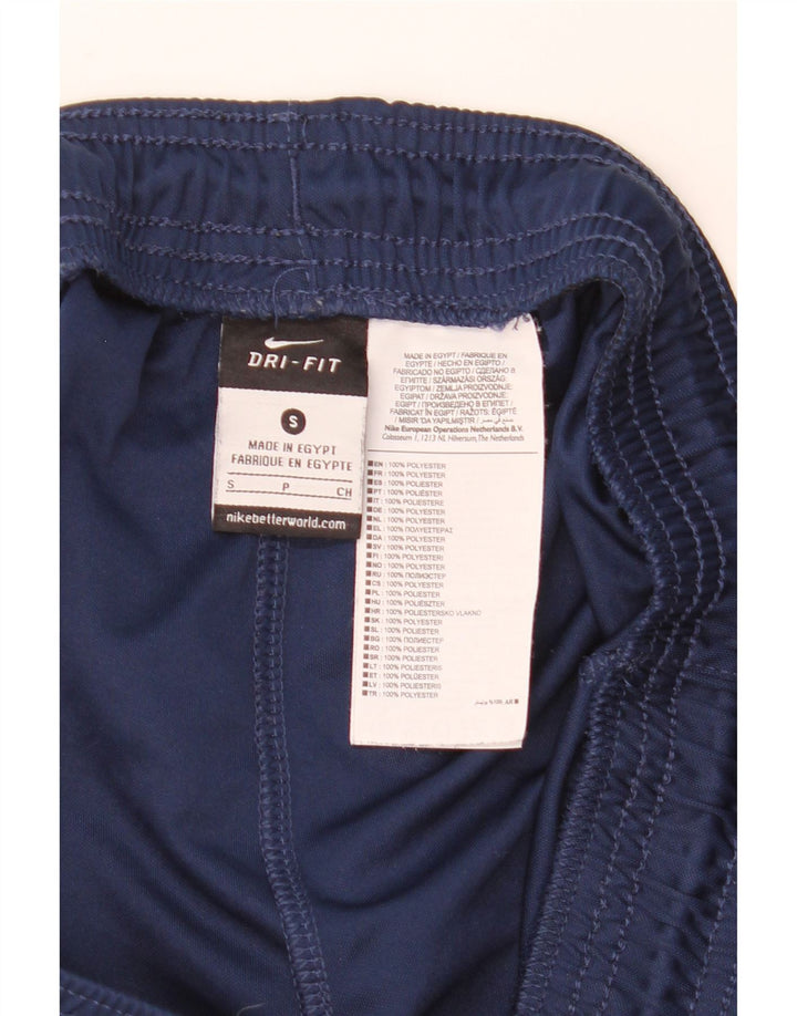 Nike Mens Dri Fit Sport Shorts Small  Navy Blue Polyester