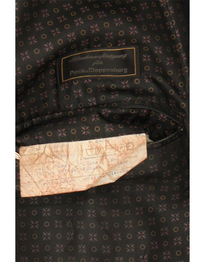 Bugatti Mens Overcoat IT 51 Large Black Wool