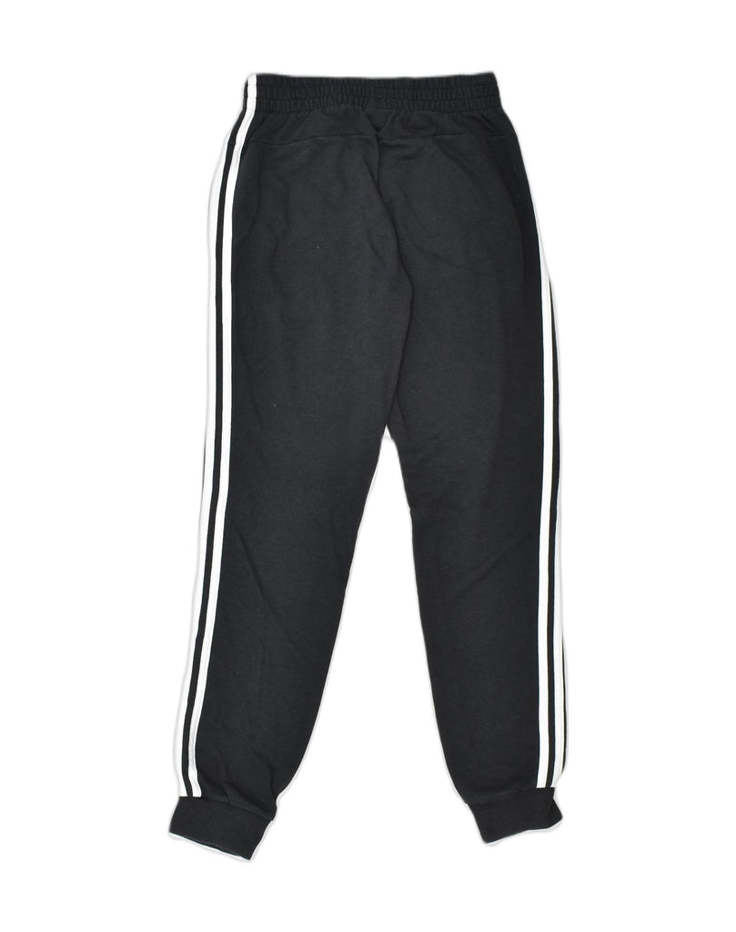 ADIDAS Womens Tracksuit Trousers Joggers UK 8/10 Small Black Cotton | Vintage | Thrift | Second-Hand | Used Clothing | Messina Hembry 