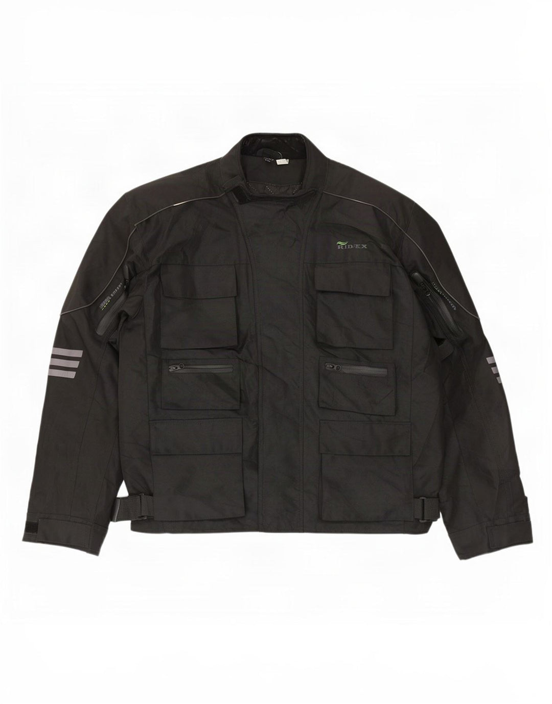 Ridex Mens Racer Jacket UK 44 2XL Black