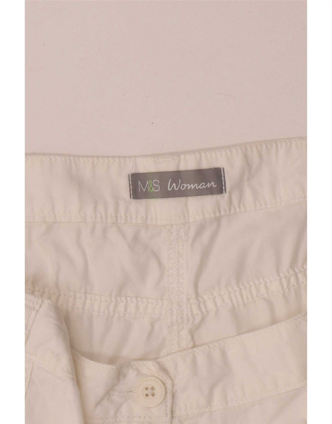 Marks & Spencer Womens Shorts W44 3XL White