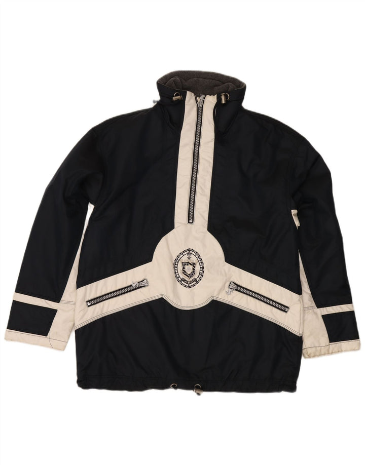 Sportalm Mens Graphic Ski Jacket EU 38 Medium Navy Blue Colourblock