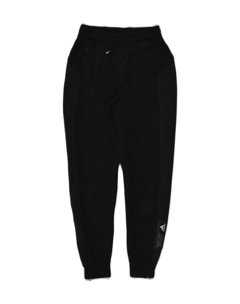 ADIDAS Womens Tracksuit Trousers Joggers UK 6 XS Black | Vintage Adidas | Thrift | Second-Hand Adidas | Used Clothing | Messina Hembry 