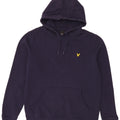 Lyle & Scott Mens Hoodie Jumper Medium Navy Blue Cotton
