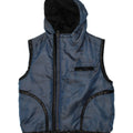 GIANFRANCO FERRE Boys Hooded Gilet 4-5 Years Blue Vintage Gianfranco Ferre and Second-Hand Gianfranco Ferre from Messina Hembry 
