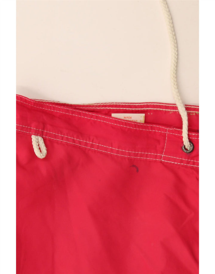 Sundek Mens Swimming Shorts Medium  Red Nylon