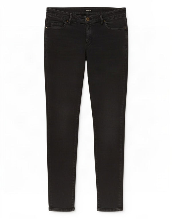 Massimo Dutti Womens Skinny Jeans EU 38 Small W28 L26 Black