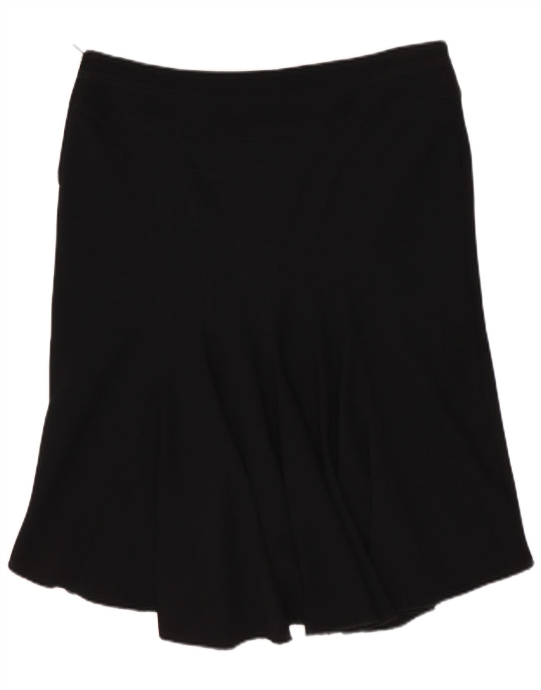 BENETTON Womens Trumpet Skirt IT 40 Small W30  Black Polyester