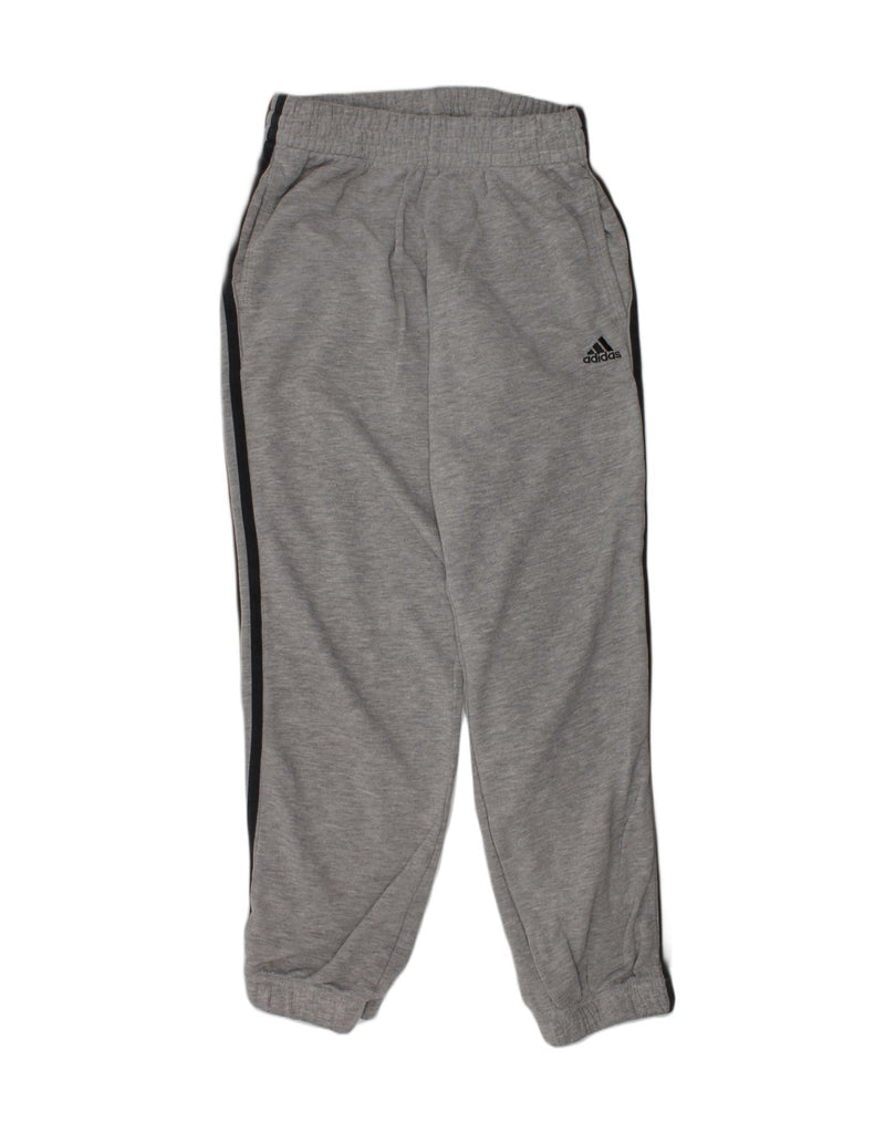 ADIDAS Boys Tracksuit Trousers Joggers 11-12 Years Grey Cotton | Vintage Adidas | Thrift | Second-Hand Adidas | Used Clothing | Messina Hembry 