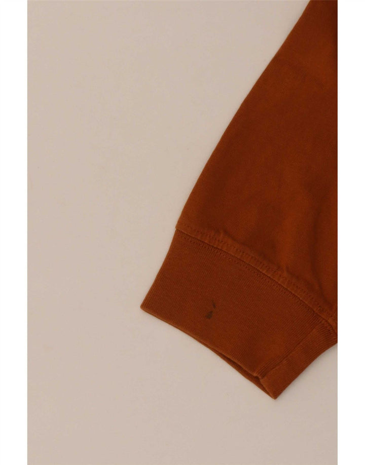 Wrangler Mens Top Long Sleeve Medium Brown Cotton
