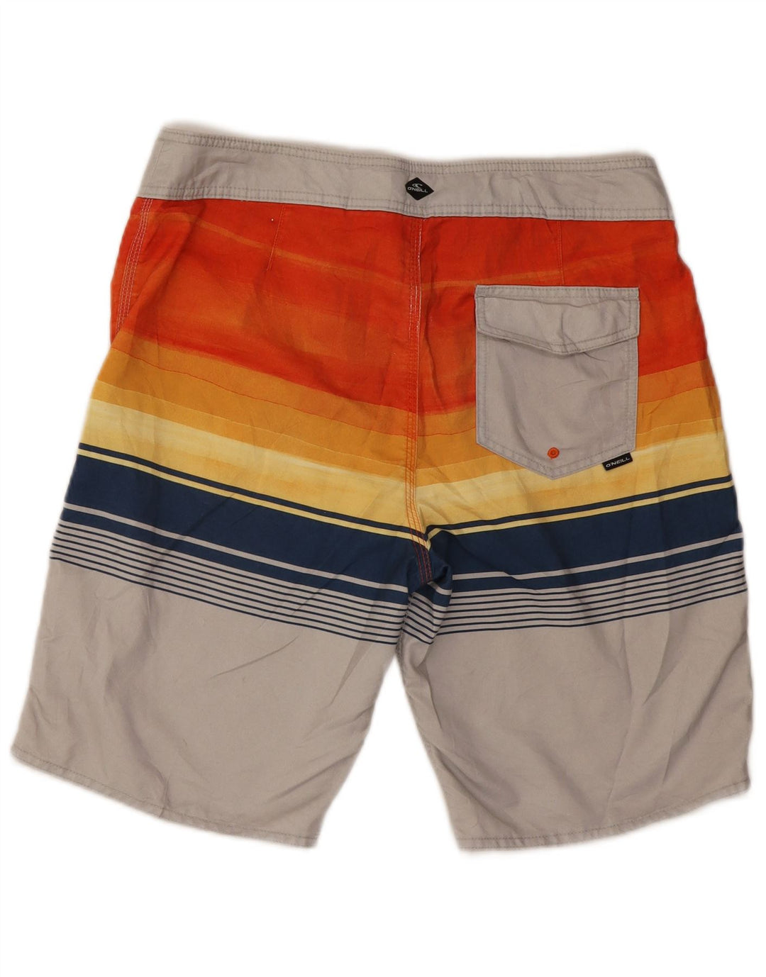 O'Neill Mens Swimming Shorts Large  Multicoloured Striped