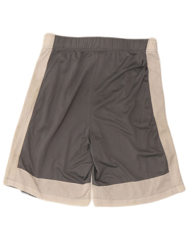 Nike Boys Dri Fit Graphic Sport Shorts 13-14 Years XL Grey Colourblock