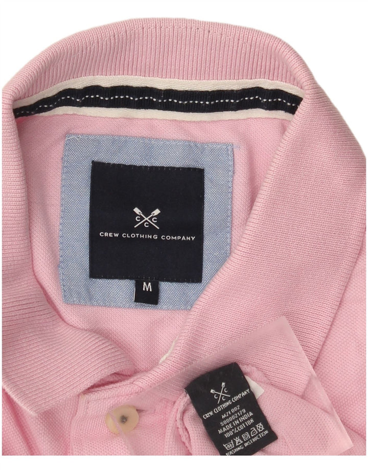 J. Crew Mens Polo Shirt Medium Pink Cotton