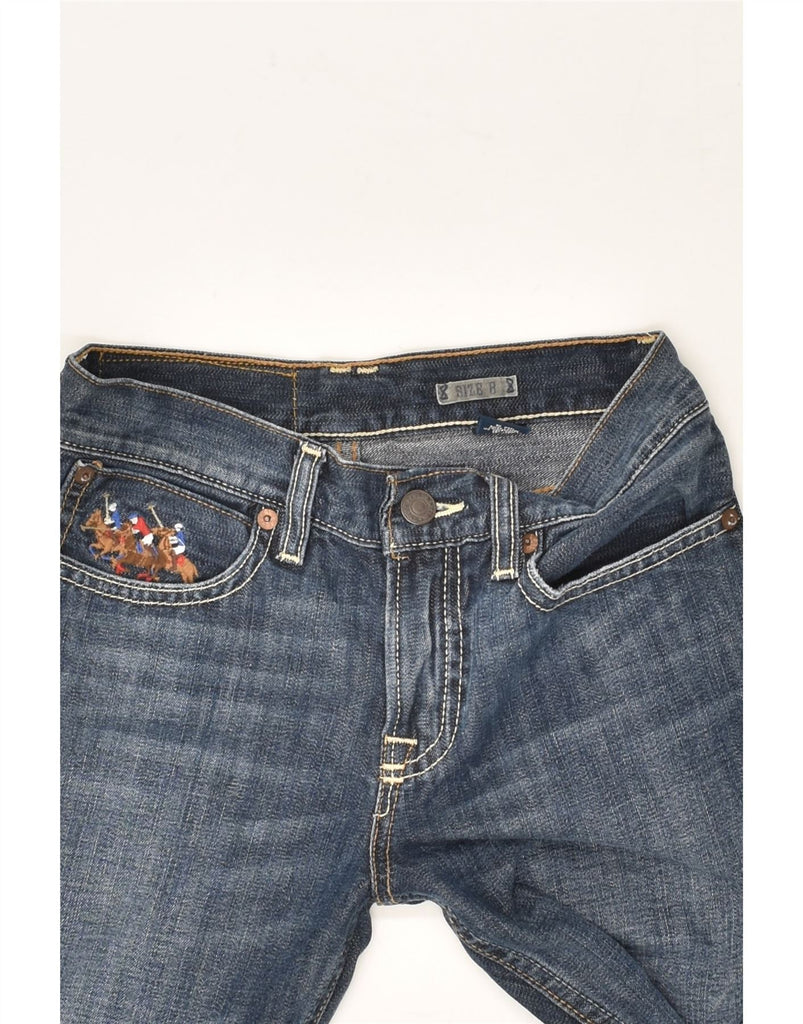 POLO RALPH LAUREN Girls Straight Jeans 7-8 Years W24 L24  Blue Cotton | Vintage Polo Ralph Lauren | Thrift | Second-Hand Polo Ralph Lauren | Used Clothing | Messina Hembry 