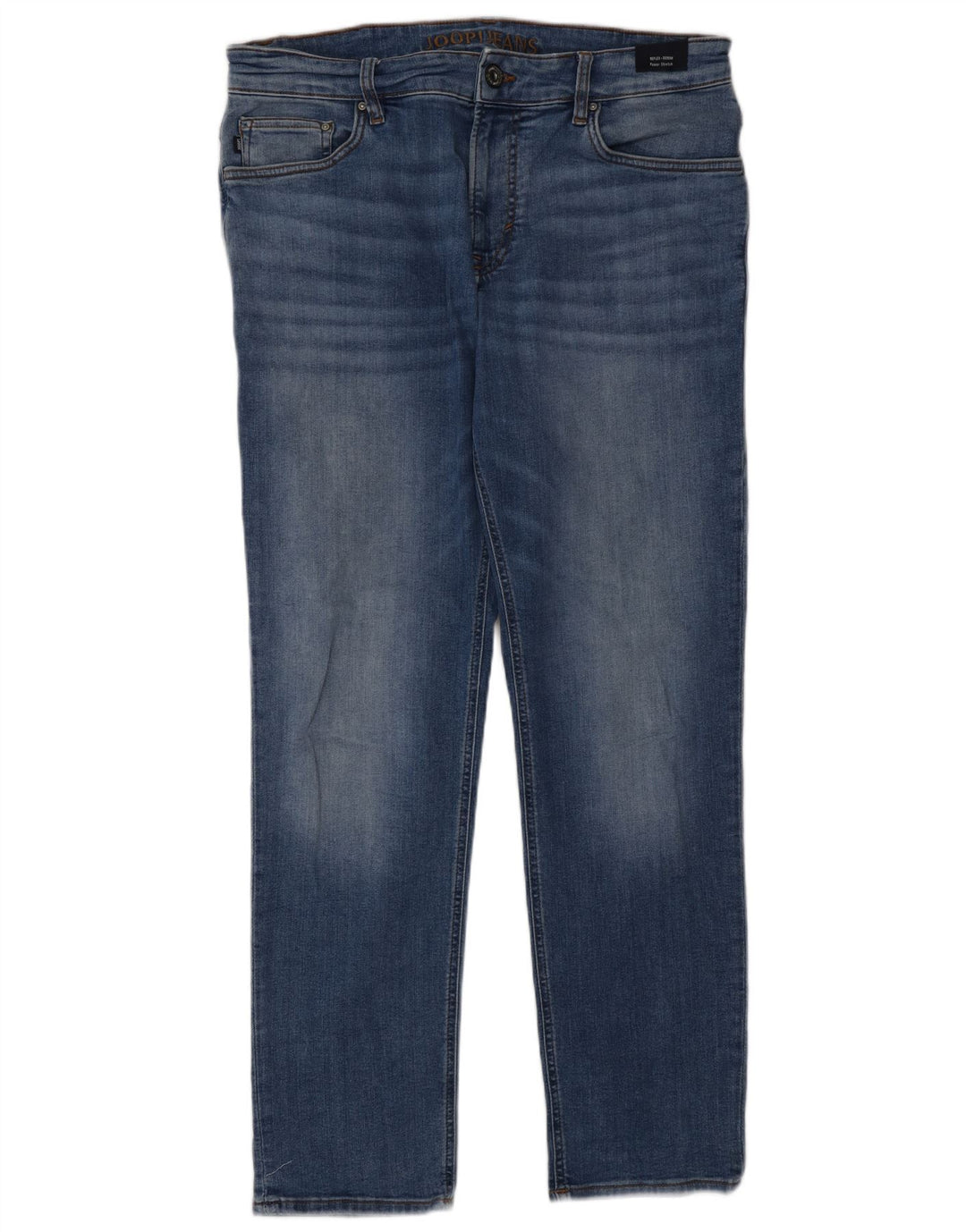 Joop Mens Modern Fit Straight Jeans W34 L30 Blue Cotton