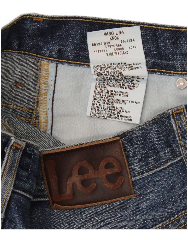 Lee Womens Knox Bootcut Jeans  W30 L34 Blue Cotton
