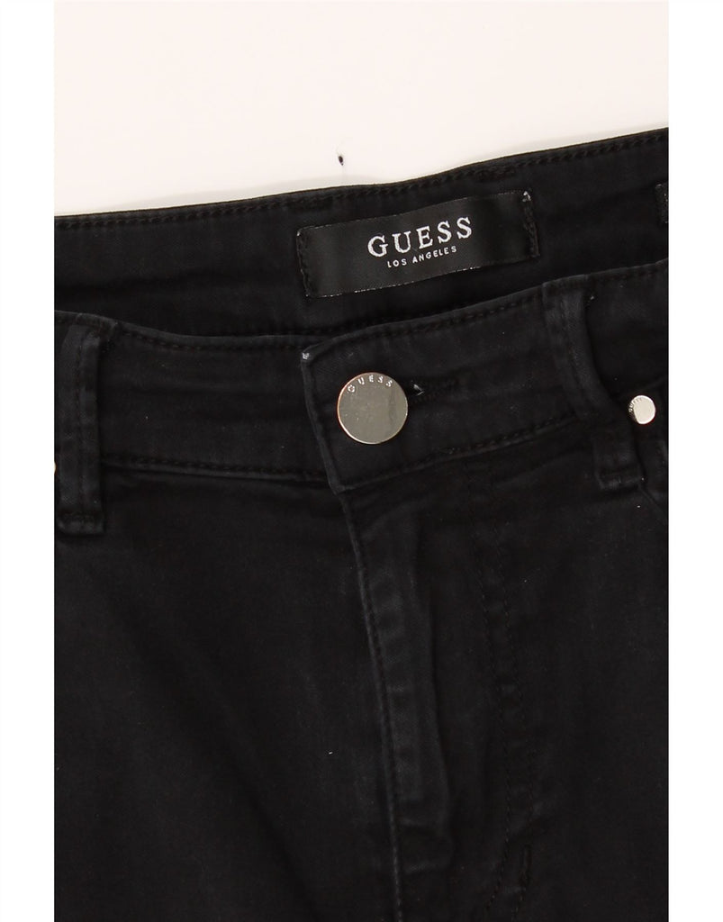 GUESS Womens Skinny Jeans W27 L32 Black Cotton Vintage Guess and Second-Hand Guess from Messina Hembry 