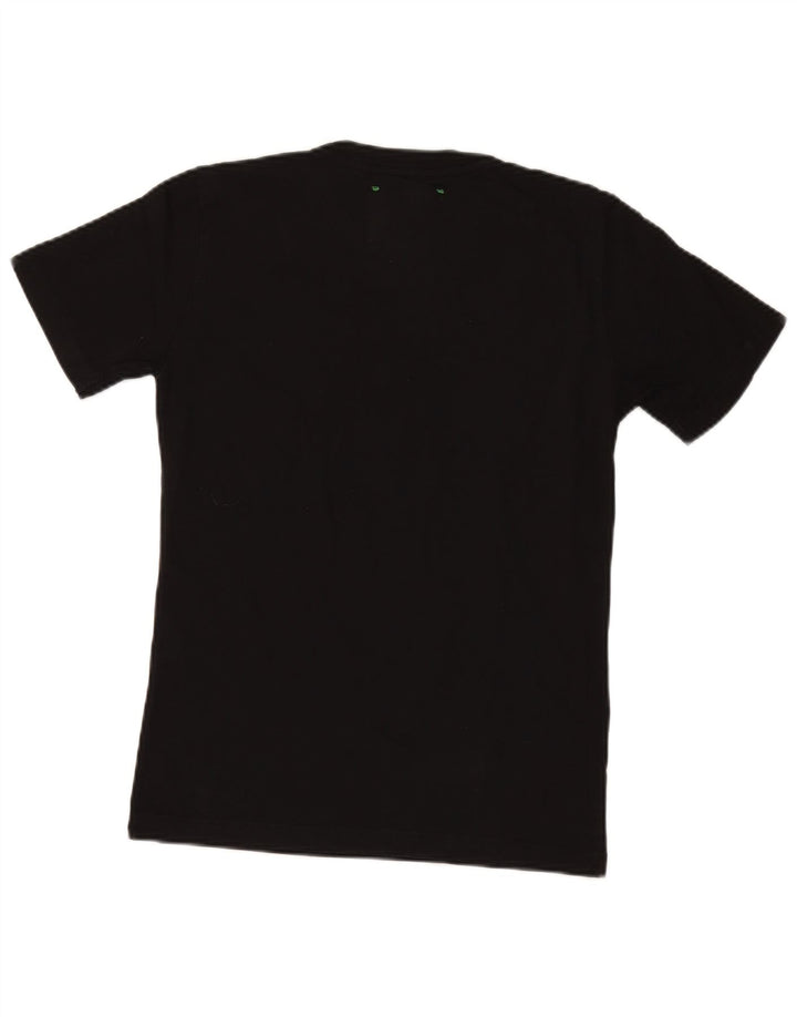 REPLAY Mens Graphic T-Shirt Top XS Black