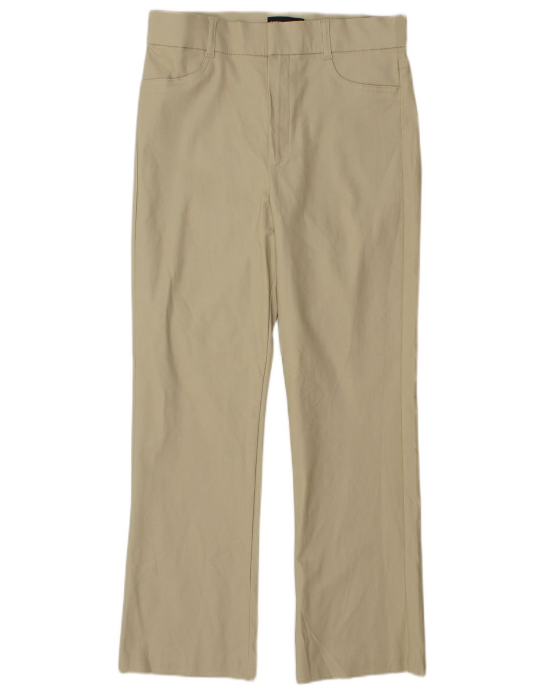Zara Womens Bootcut Casual Trousers Large W30 L27 Beige Viscose