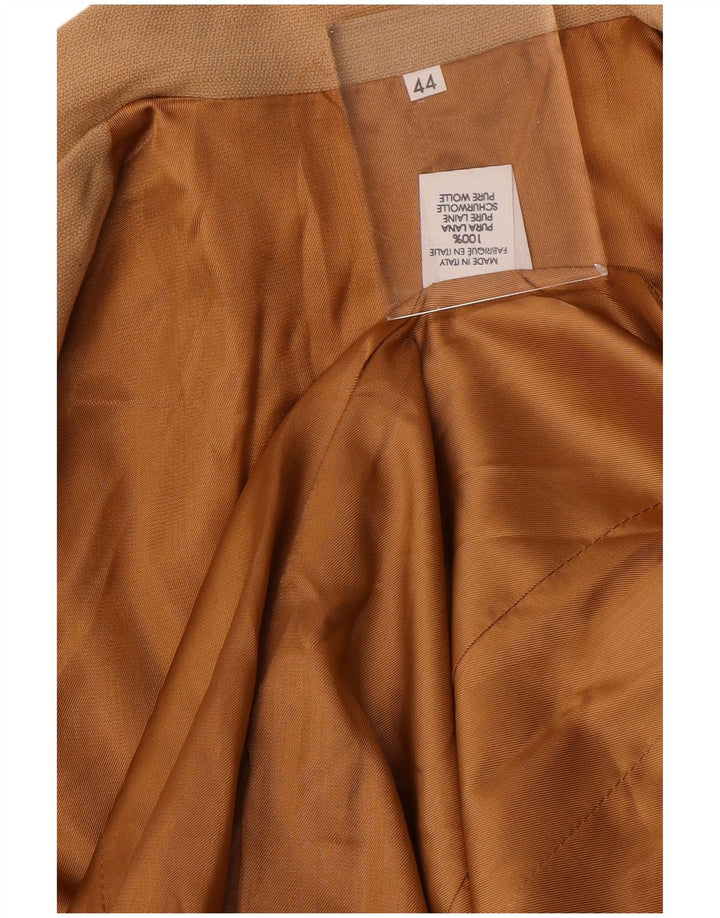 Vintage Womens Longline 4 Button Blazer Jacket IT 44 Medium Beige