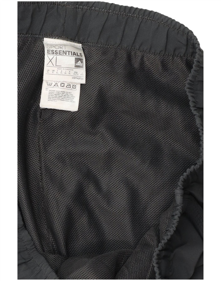 Adidas Mens Climalite Sport Shorts XL Grey Polyester