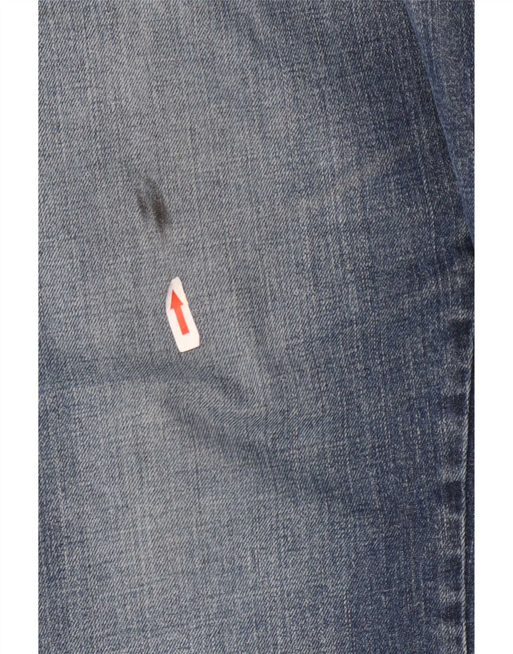 Wrangler Mens Texas Straight Jeans W36 L34 Blue Cotton