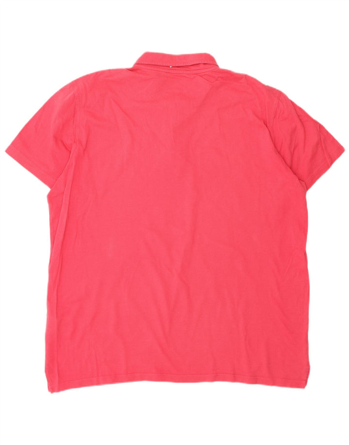 Guess By Marciano Mens Polo Shirt XL Pink Cotton