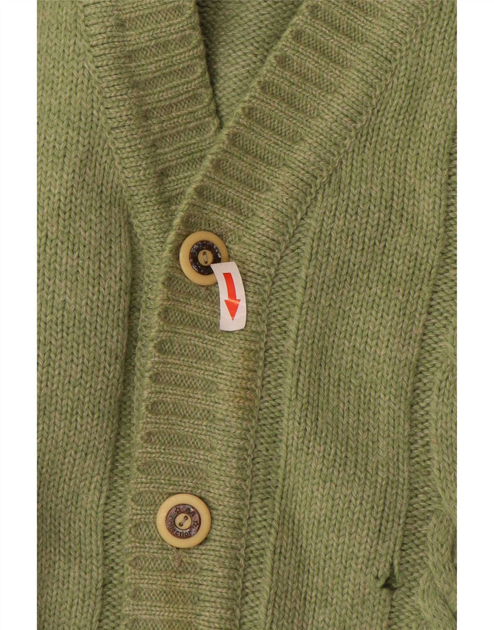 Malagrida Mens Cardigan Sweater Medium Green