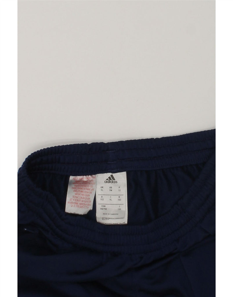 ADIDAS Boys Tracksuit Trousers Joggers 11-12 Years Large Navy Blue | Vintage Adidas | Thrift | Second-Hand Adidas | Used Clothing | Messina Hembry 