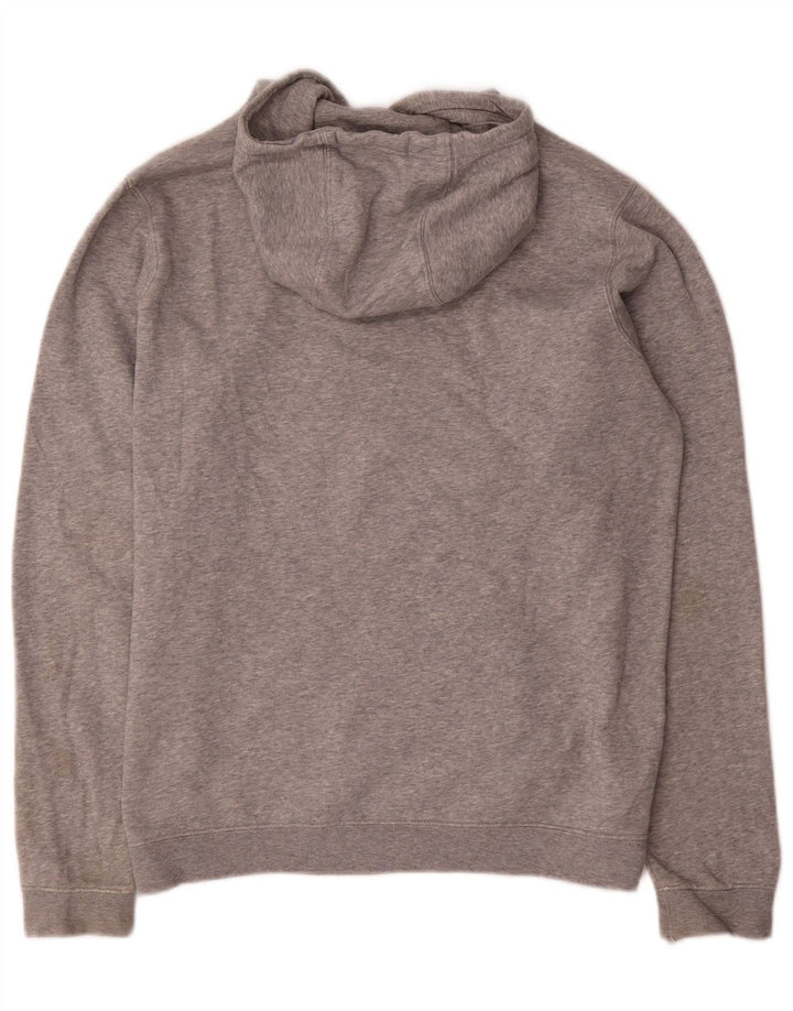 Nike Mens Graphic Hoodie Jumper Medium Grey Cotton