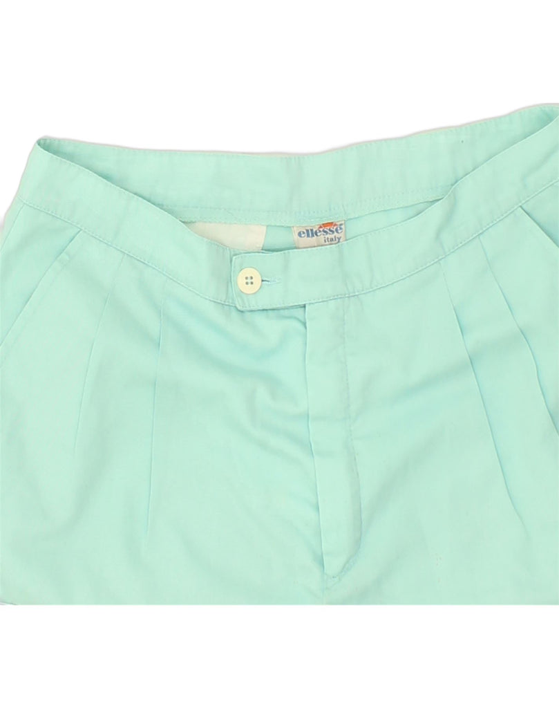 ELLESSE Womens Chino Shorts Medium W30 Green Cotton | Vintage Ellesse | Thrift | Second-Hand Ellesse | Used Clothing | Messina Hembry 